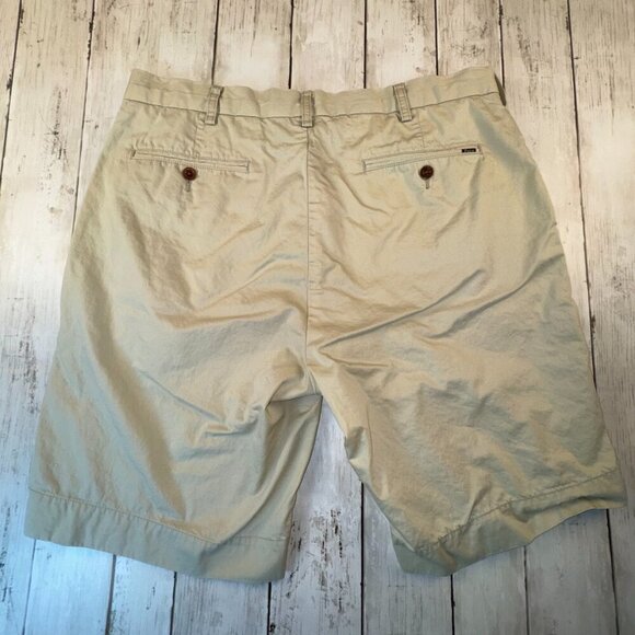 Polo Ralph Lauren Shorts Mens 34 Khaki Cotton Classic Fit Chino Golf Preppy - Picture 6 of 8